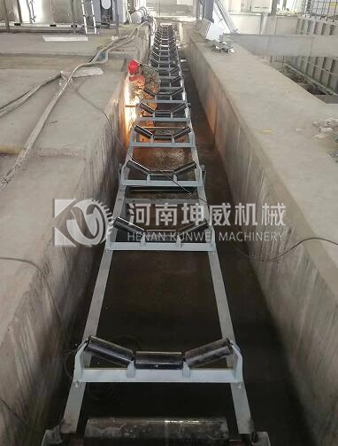 绥化的皮带输送机现场